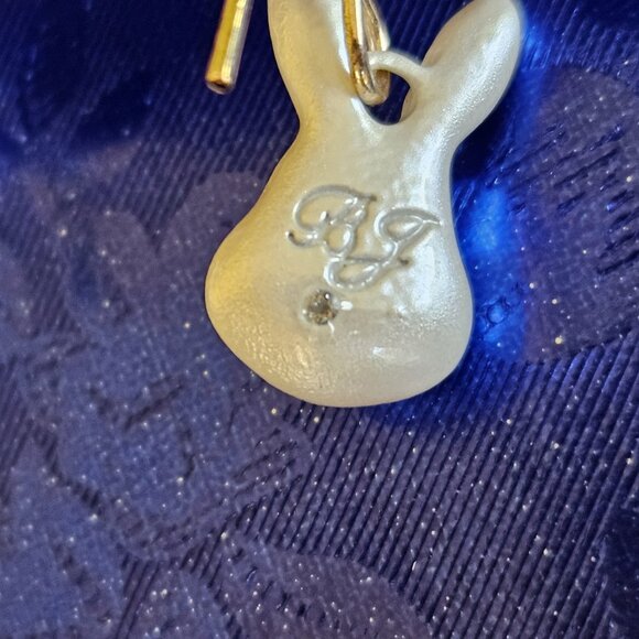 🐰🥚🪻Betsey Johnson EASTER BUNNY RABBIT Earrings - NWT🪻🥚🐰 - Picture 3 of 7